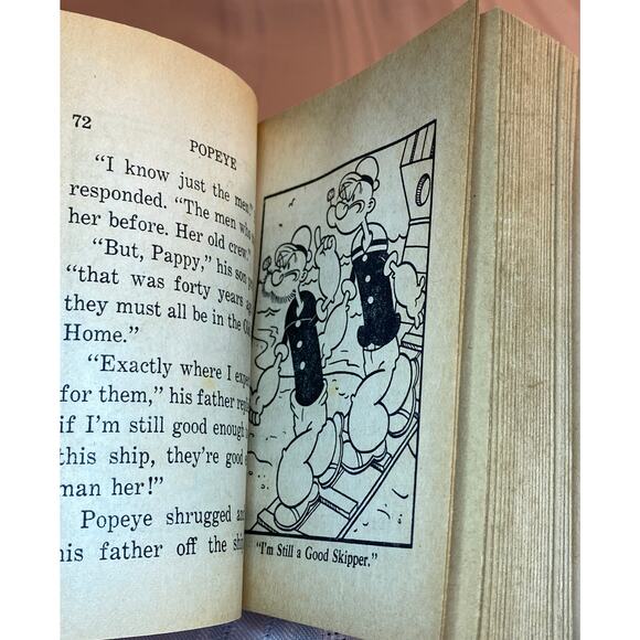 Vintage 1967 Big Little Books POPEYE; Ghost Ship to Treasure Island GUC - Picture 15 of 15